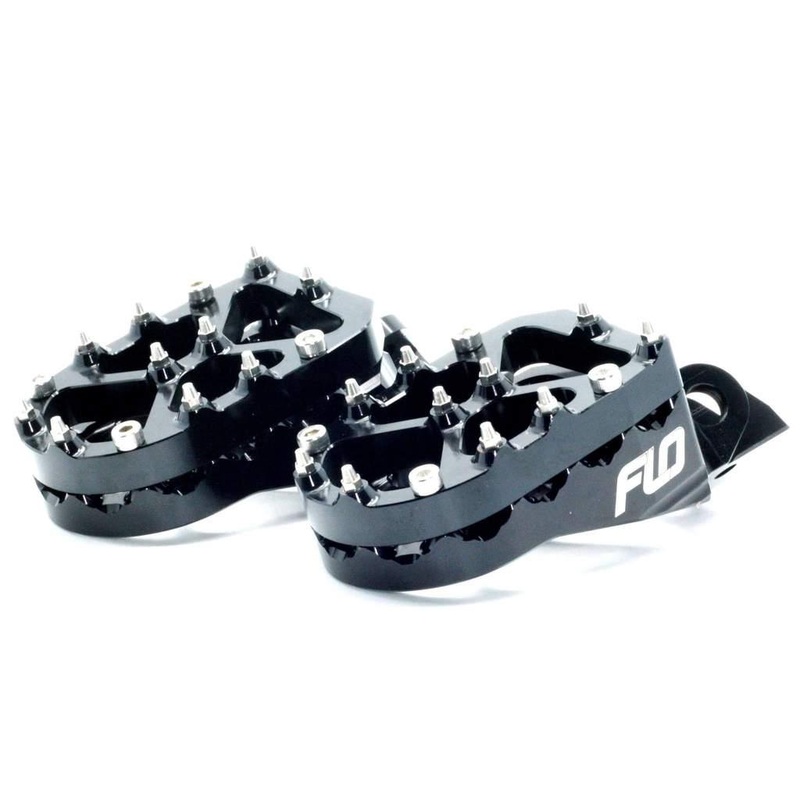 Flo Motorsports Snow Bike Footpegs – Black SPEG-792BLK