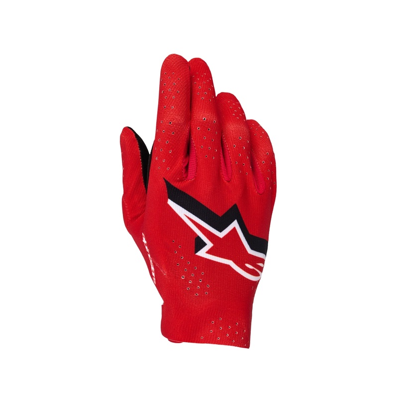 ALPINESTARS SUPERTECH MX GLOVES – FIRE RED BLACK WHITE S