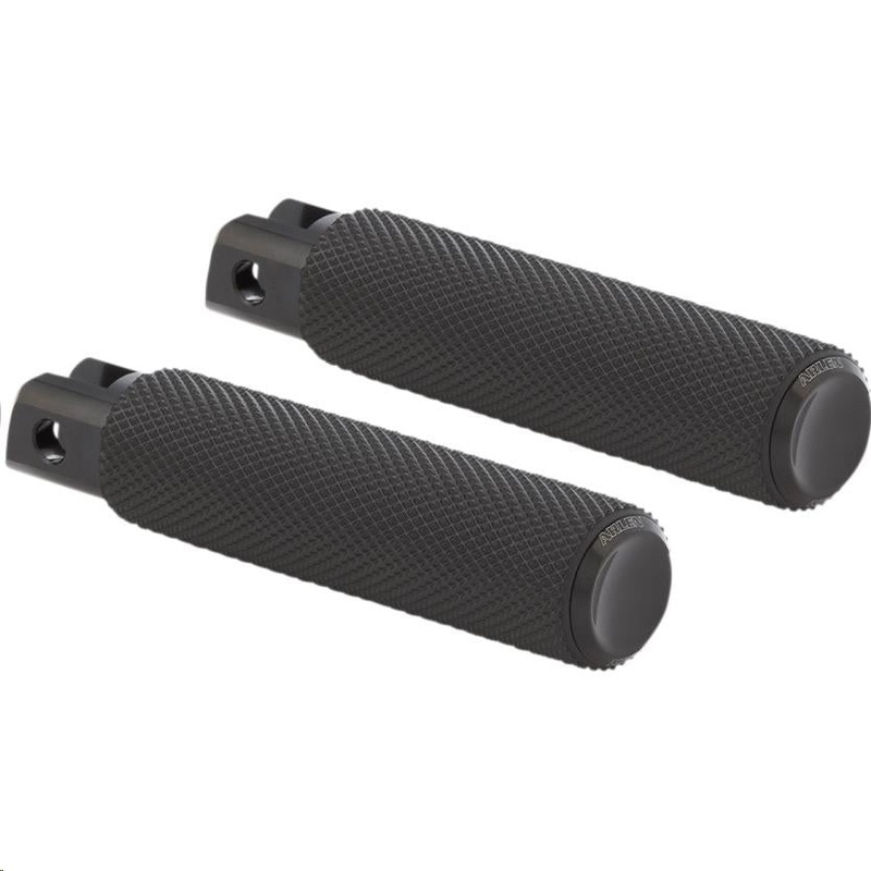 Arlen Ness Fusion Driver Footpegs – Knurled – Black 07-942
