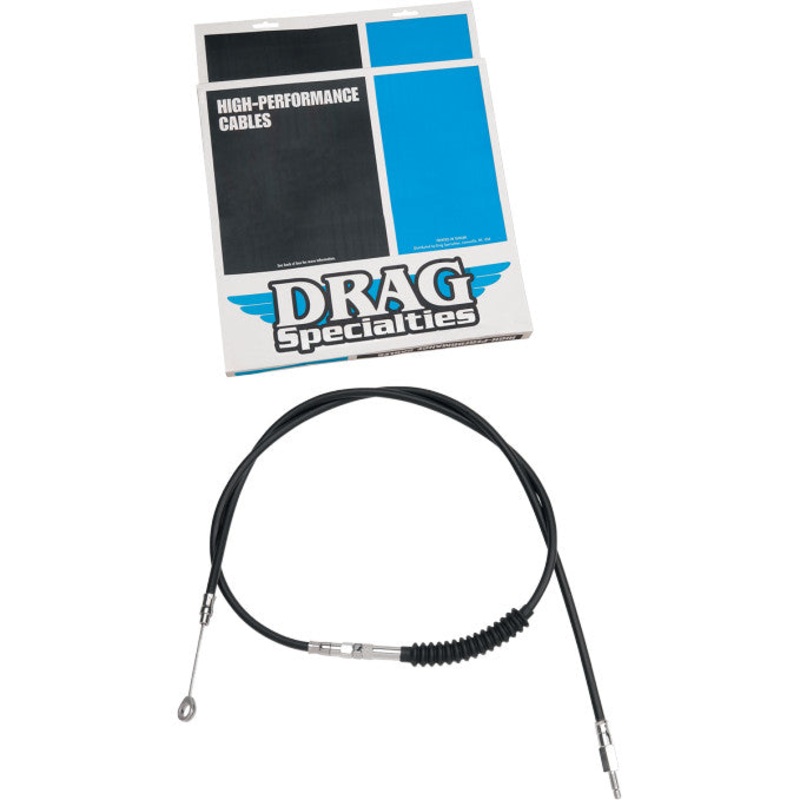 Drag Specialties Black Vinyl High Efficiency Clutch Cable – 68 11/16in. 4321000HE