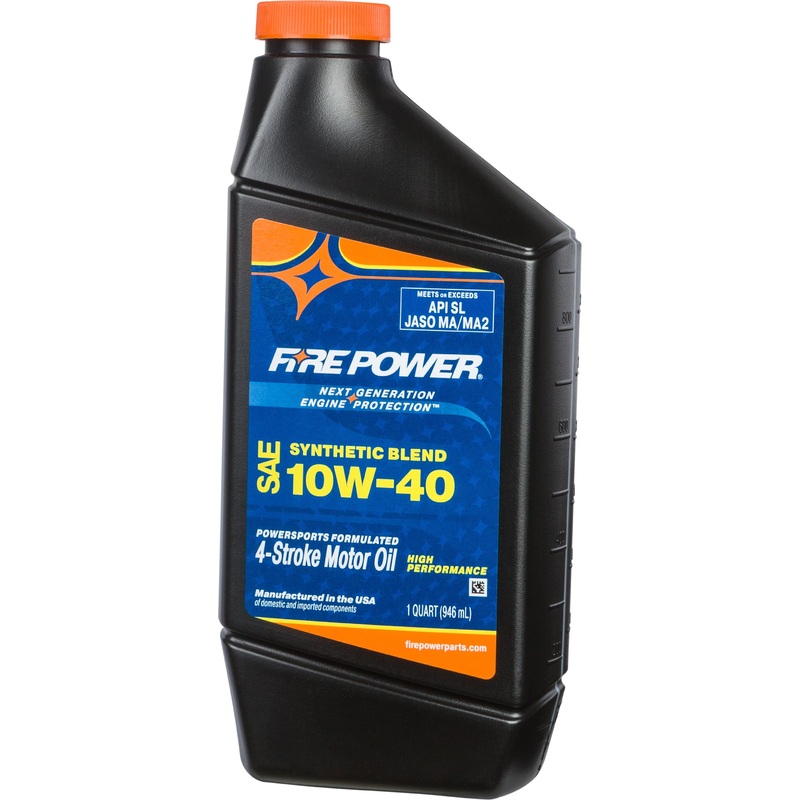Fire Power Synthetic Blend Motor Oil – 10w40 – 1qt. 196982