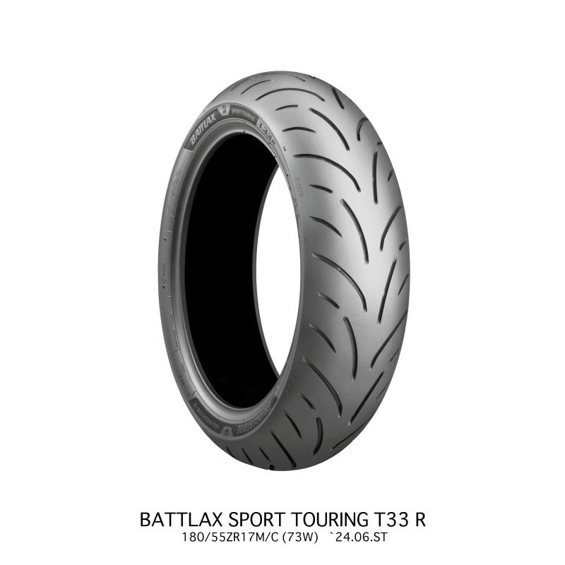 Bridgestone  Battlax Sport Touring T33R Tire – 170/60ZR17 M/C 72W TL Rear