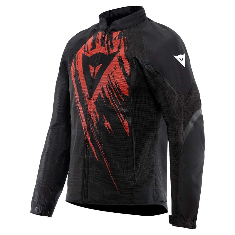 DAINESE HEROSPHERE AIR TEXTILE JACKET – BLACK/RED TARMAC 48