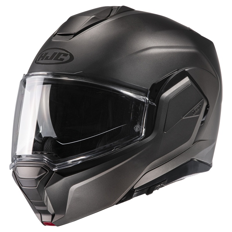 HJC i100 SOLID HELMET – SEMI FLAT TITANIUM XS