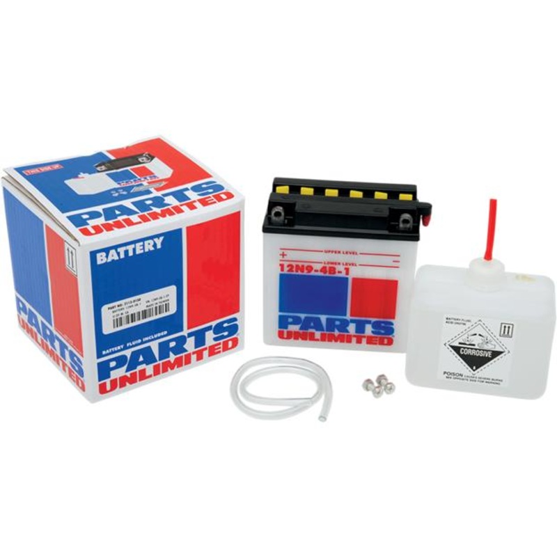 Parts Unlimited 12V Heavy Duty Battery Kit CB2.5L-C-FP