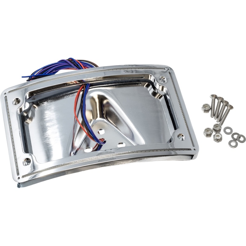 Letric Lighting Co. Perfect Plate-Light Curved LP Frame – Chrome LLC-CPPL-C2