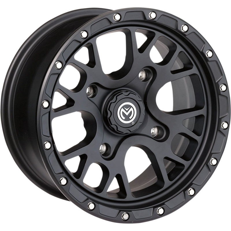 Moose Utility 545X Wheel – 14×7 – 4+3 Offset – 4/110 – Satin Black 0230-1094