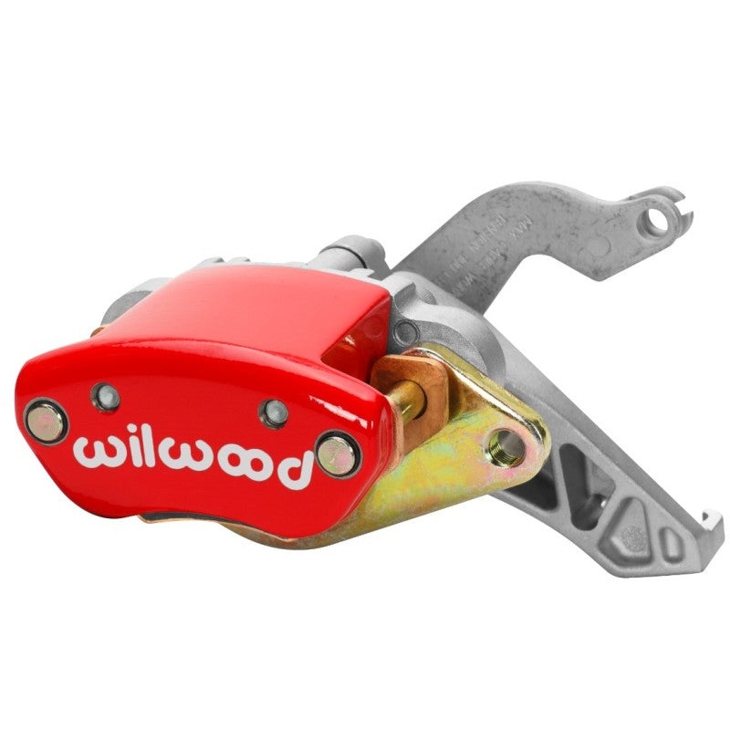 Wilwood Caliper-MC4 Mechanical-R/H – Red w/ Logo 1.19in Piston .81in Disc