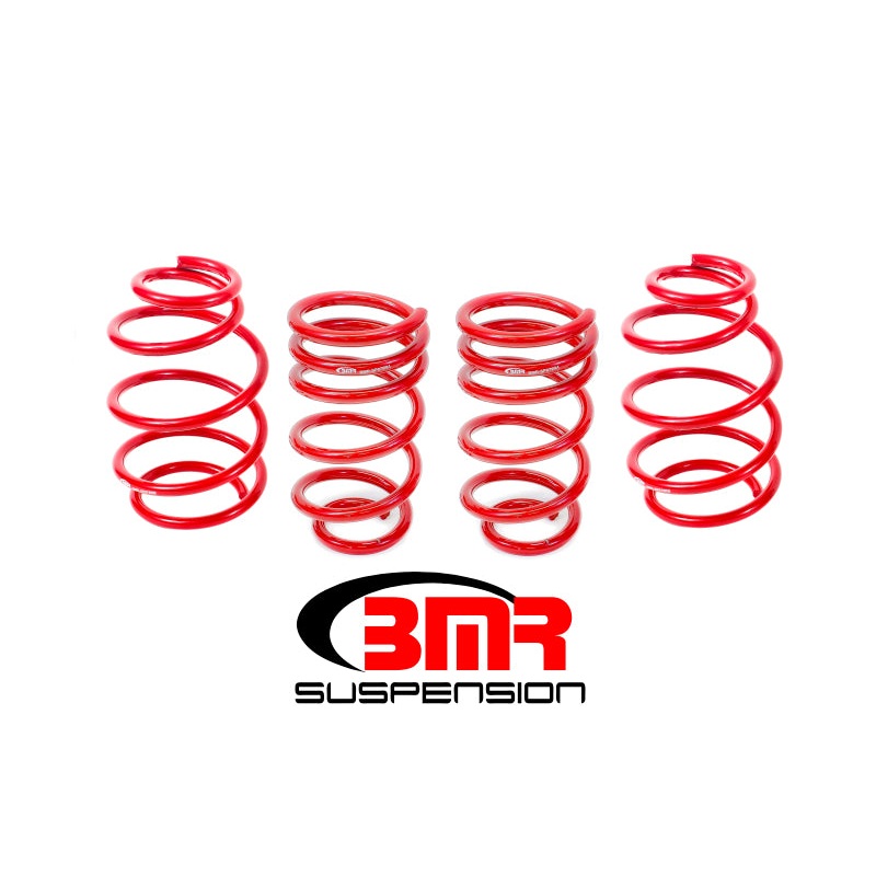 BMR 10-15 5th Gen Camaro V8 Lowering Spring Kit (Set Of 4) – Red