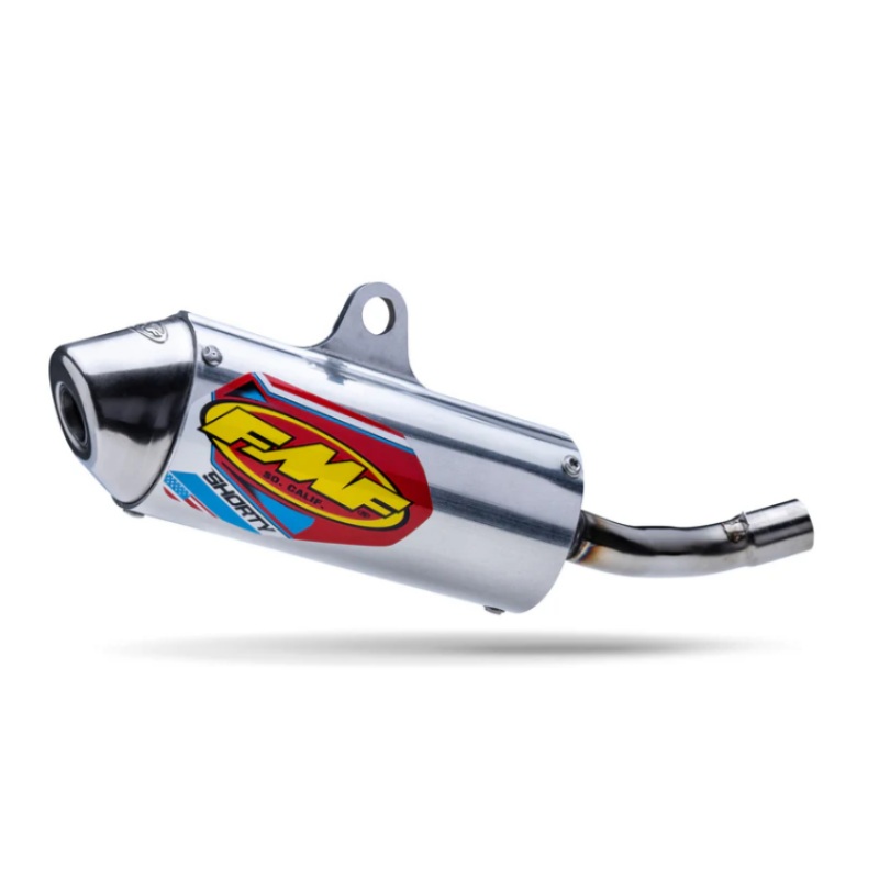 FMF Racing Kawasaki KX80/100 98-21/KX85 01-24/KX112 2022/Suzuki RM100 03-04 PC 2 Shorty Silencer