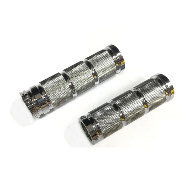 HardDrive Retro Grips – Chrome 353006