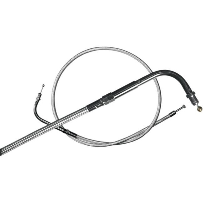 Magnum Sterling Chromite II Braided Throttle Cable for S&S E/G Carburetors 3373S