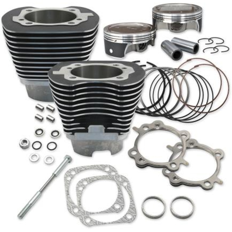 S&S Cycle 4-1/8in. Bore Cylinders with Pistons Kit 910-0324