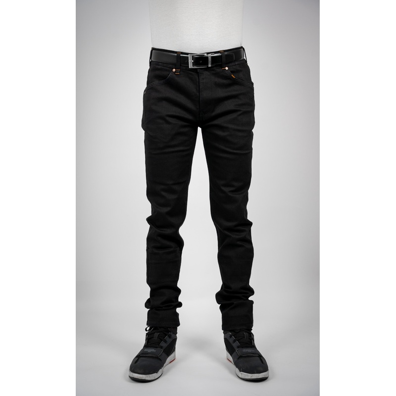 BULL-IT TROJAN STRAIGHT JEANS SHORT LEG – JET BLACK 30