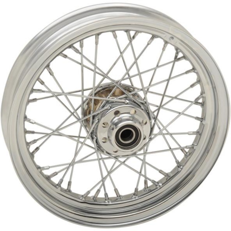 Drag Specialties Laced 40 Spoke Front Wheel – 16×3 – Chrome 0203-0631