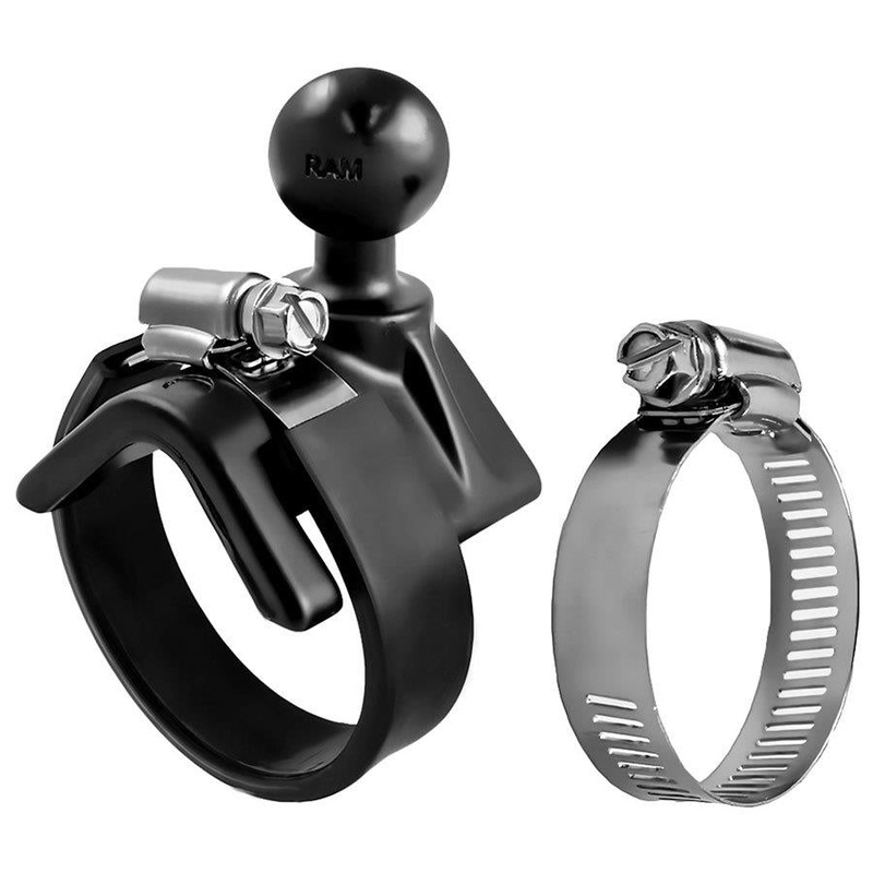 RAM Mounts V-Shape Base with 1in. Ball for Rails and Yokes RAM-B-108BU