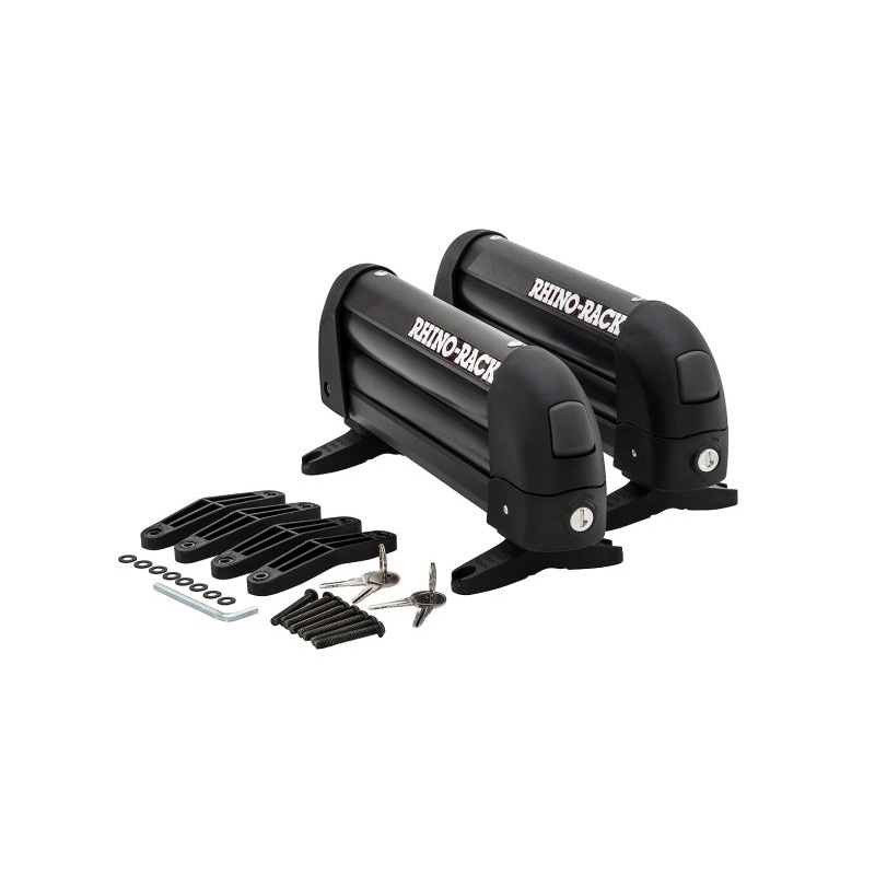 Rhino-Rack Universal Ski Carrier – Fits 2 Pairs of Skis – Black
