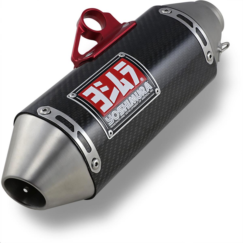 Yoshimura RS-2 Race Series Works Finish Full System – Stainless Steel Muffler – Carbon End Cap 14120AB251