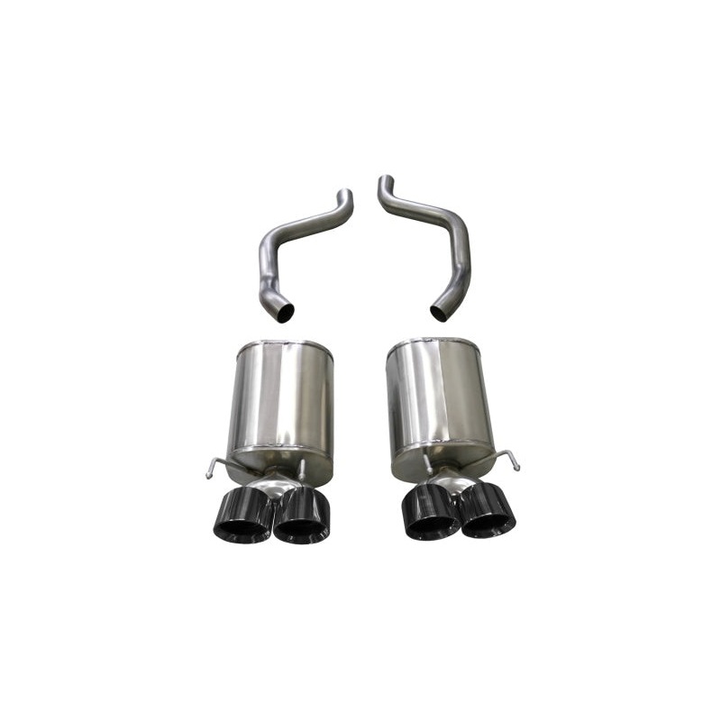 Corsa 2009-2013 Chevrolet Corvette (C6) 6.2L Black Xtreme Axle-Back Exhaust w/4.5in Tips