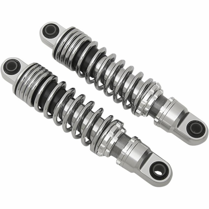 Drag Specialties Ride-Height Adjustable Shocks – 11in. – Chrome 1310-1203