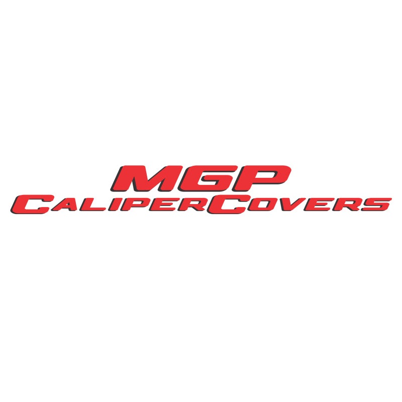 MGP 4 Caliper Covers Engraved Front & Rear C6/Corvette Yellow finish black ch