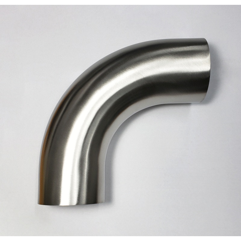 Stainless Bros 3.5in Diameter 1.5D / 5.25in CLR 90 Degree Bend w/ 2in Leg