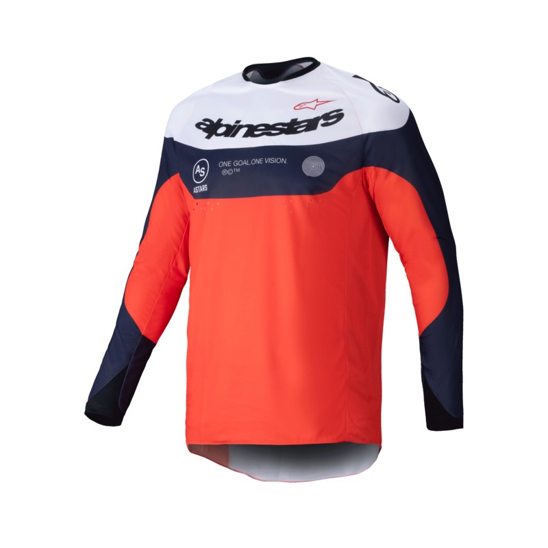 ALPINESTARS 2026 PRO-DURA JERSEY – NAVY HOT ORANGE WHITE S