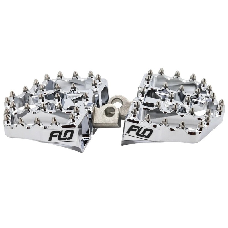 Flo Motorsports HD Mini Moto Boards – Chrome FPEG-800V4CR