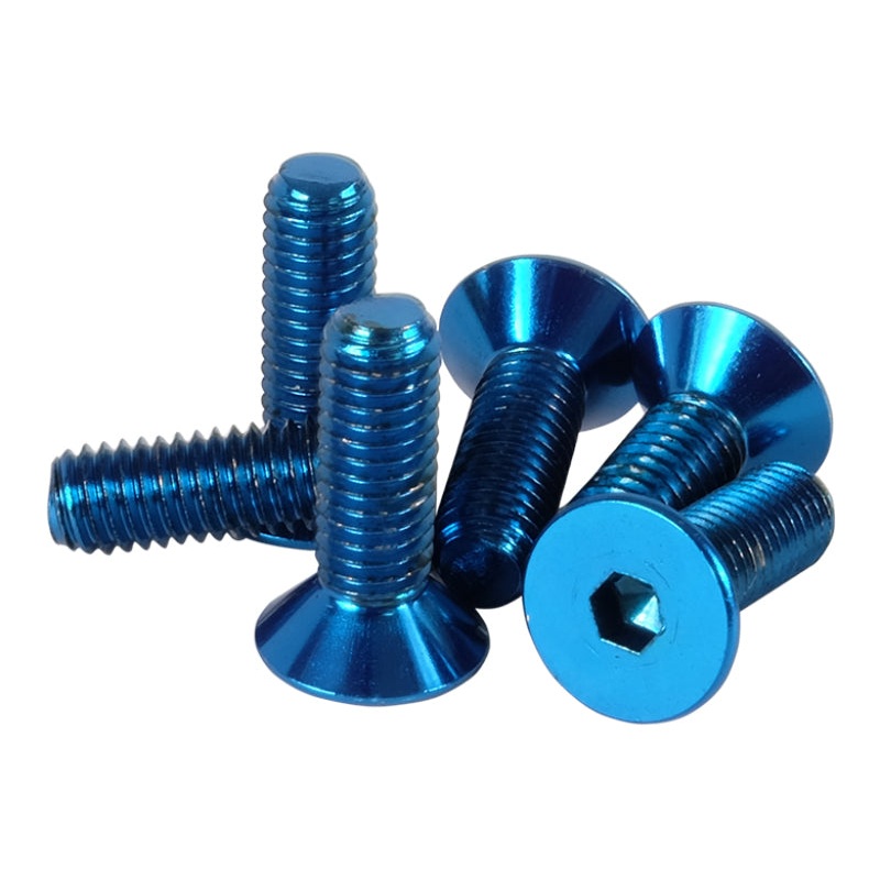 NRG Steering Wheel Screw Upgrade Kit (Conical) – Blue