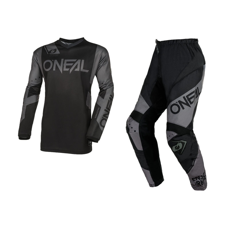 ONEAL 2026 YOUTH ELEMENT RACEWEAR GEAR SET – BLACK/GREY