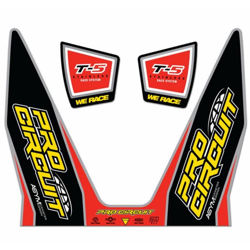 Pro Circuit T-5 Exhaust Decal DC12T5