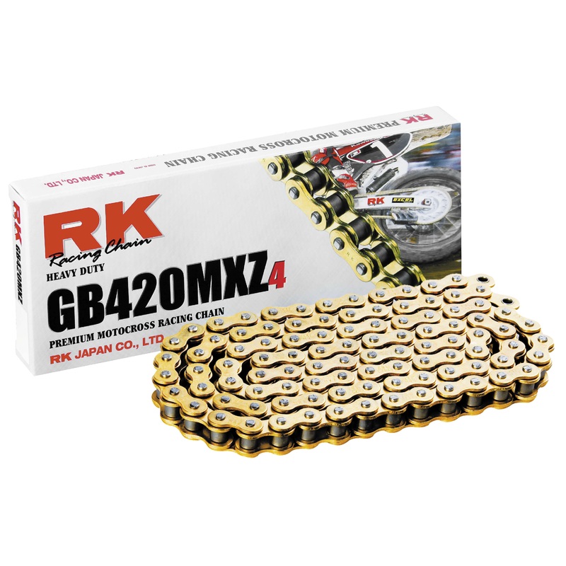 RK 420 MXZ GB Heavy Duty Chain – 134 Links – Gold GB420MXZ4-134
