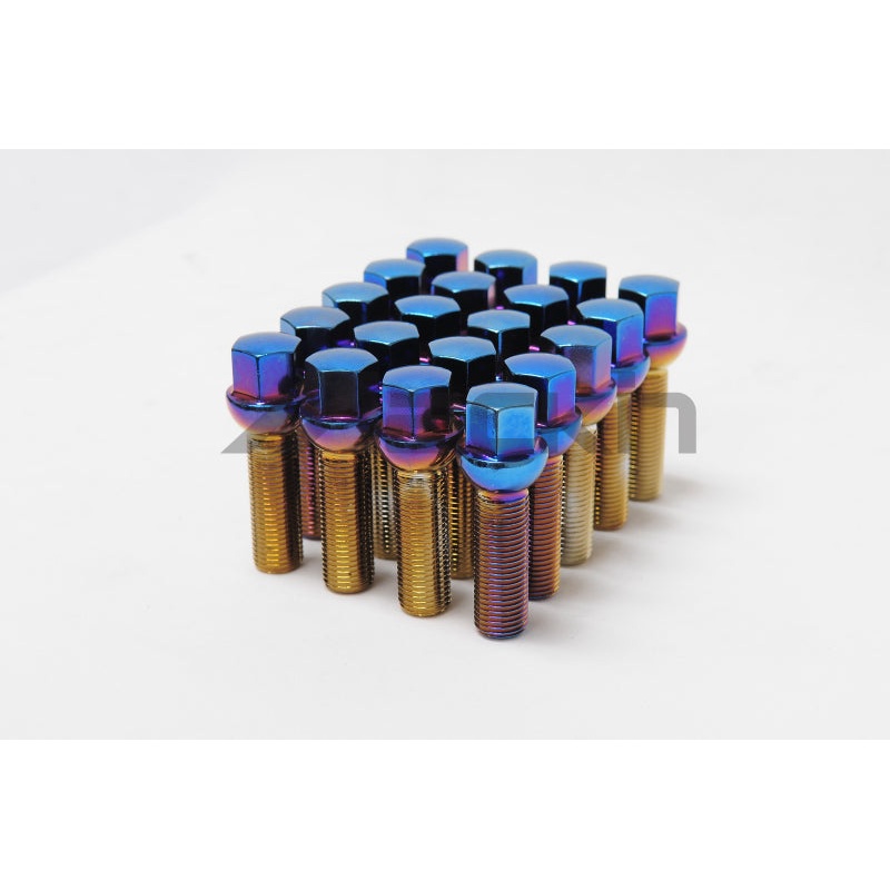 Wheel Mate Monster Lug 35 Short Lug Nut Set of 20 – Black 14×1.50