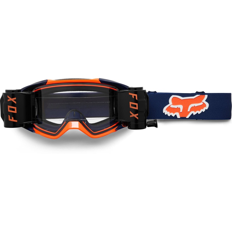 FOX 2023 VUE STRAY – ROLL OFF GOGGLE (NAVY/ORANGE)