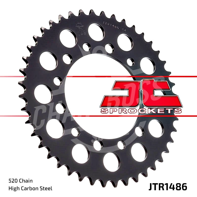 JT Sprockets 520 Rear Sprocket Steel 42 Teeth Black JTR1486.42