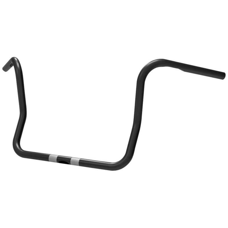 Khrome Werks 1in. Ape Hanger Handlebar – Drilled – Black 300824
