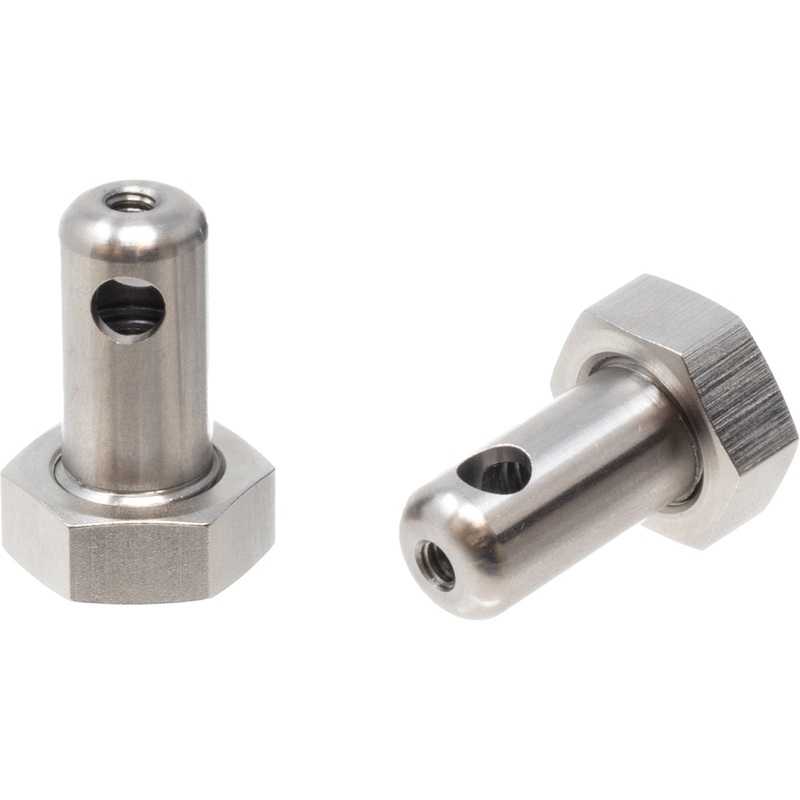 Letric Lighting Co. Mirror Mounts for 45-Caliper Mini LEDs – Polished LLC-45C-FMP