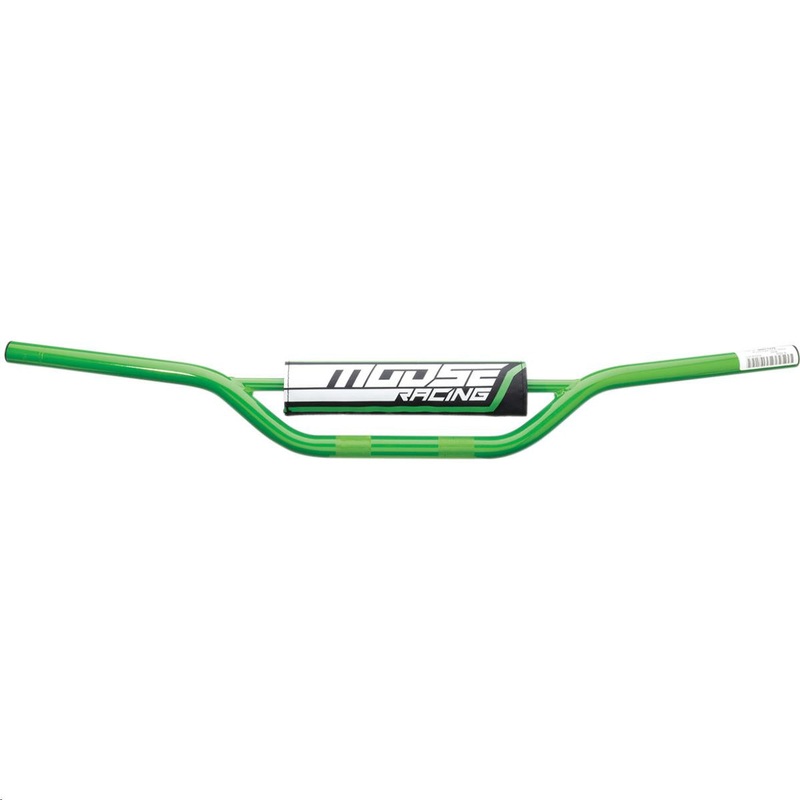 Moose Racing 7/8in. Carbon Steel Handlebar – Mini – Lime 0601-4983