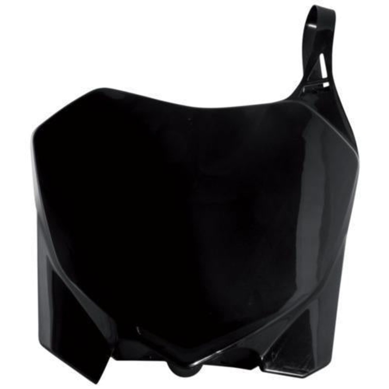 Polisport Front Number Plate – Black 8666400003