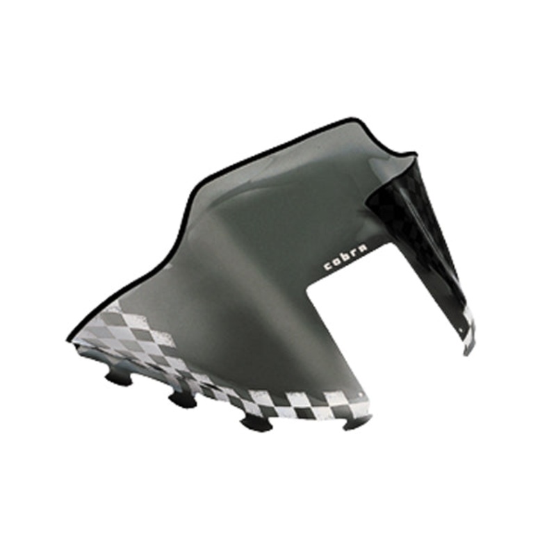 Powermadd Cobra Windshield – 14in. – Tint/White Checks 11133