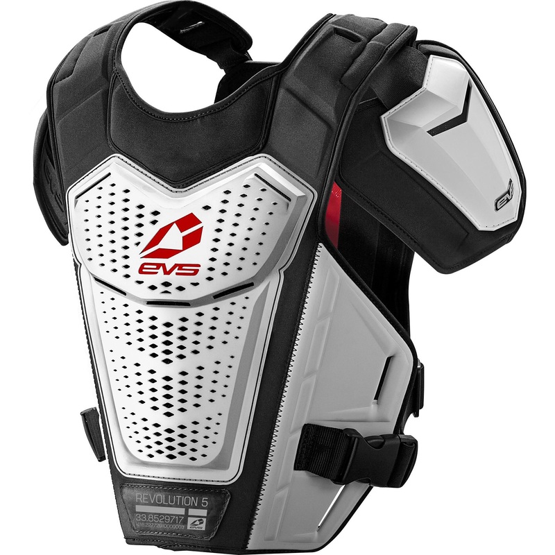 EVS Revo 5 Roost Guard Large-XLarge White