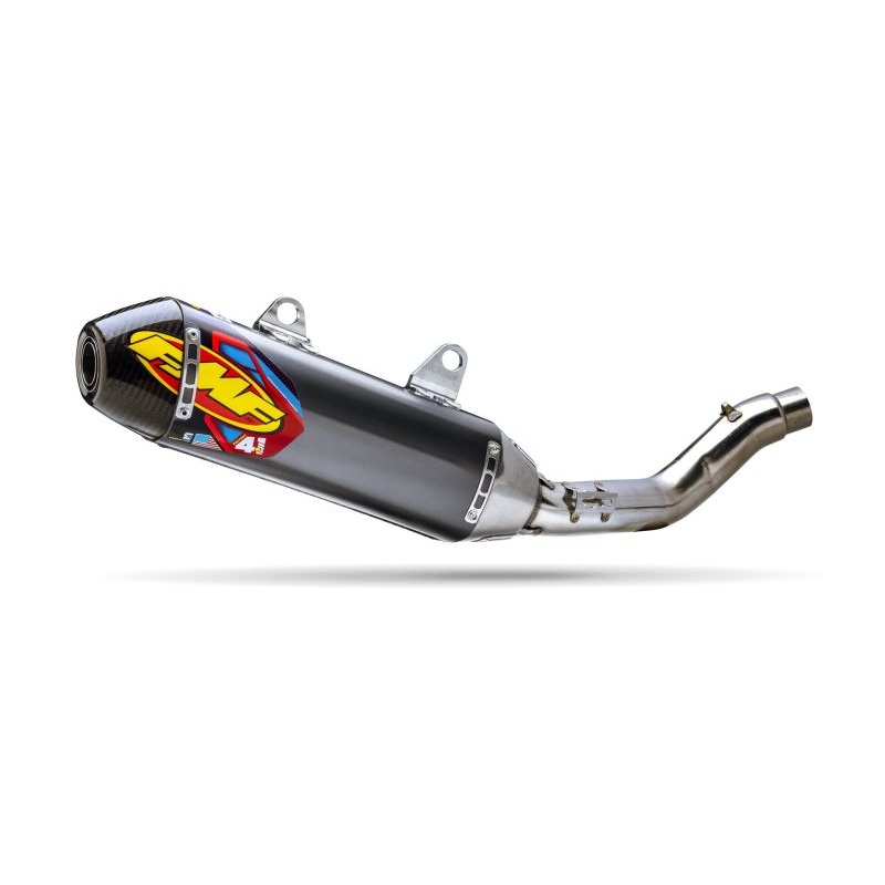 FMF Racing 22-24 Honda CRF250R SS Aluminum Factory 4.1 RCT SO Muffler w/ R. Carbon Cap