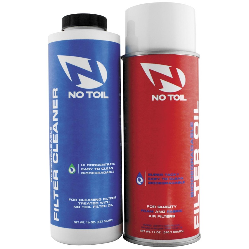 No Toil Aerosol Filter Maintenance Kit – 2 Pack – 12oz Oil, 16oz Cleaner NT208