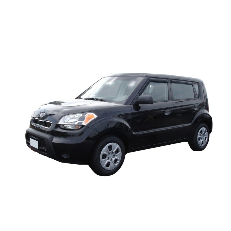 AVS 09-13 Kia Soul Ventvisor Outside Mount Window Deflectors 4pc – Smoke