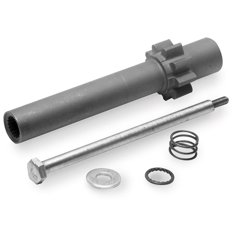 Drag Specialties 1-Piece Replacement Jackshaft Assembly – 9 Tooth Large Gear 79-2105
