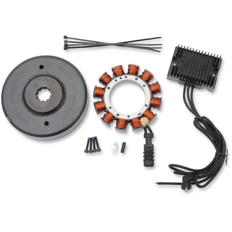 Drag Specialties Heavy-Duty 32A Charging Kit – Black Regulator 2112-1204