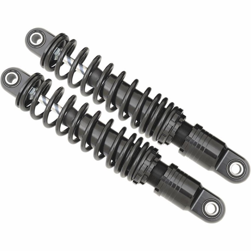 Drag Specialties Ride-Height Adjustable Shocks – 12in. – Black 1310-1200