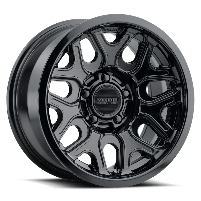 Method MR322 20×10 -18mm Offset 8×180 BP 130.81mm CB Gloss Black Wheel