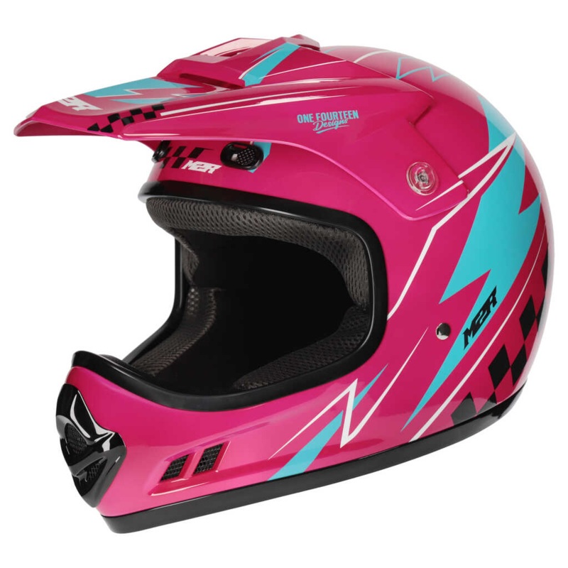 M2R MX2 JR YOUTH HELMET – LIGHTNING PC-7 S