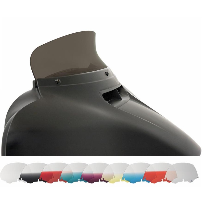 Memphis Shades Spoiler Windshield – 10in. – Dark Smoke MEP86210
